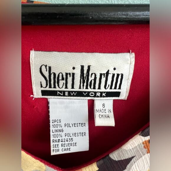 Vintage y2k skirt set phoebe buffet friends 90s metallic leaf print boho 2000s - Picture 4 of 9